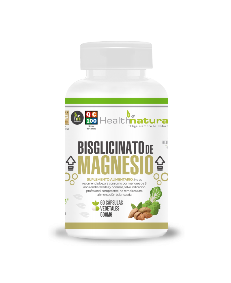 BISGLICINATO DE MAGNESIO (60 CÁPSULAS / 500MG)