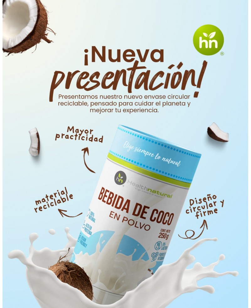 BEBIDA DE COCO 250 GRS ENVASE  CIRCULAR
