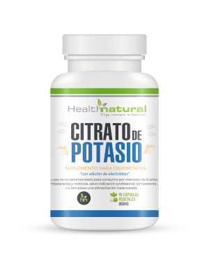 Citrato de Potasio 90 cápsulas vegetales 800mg